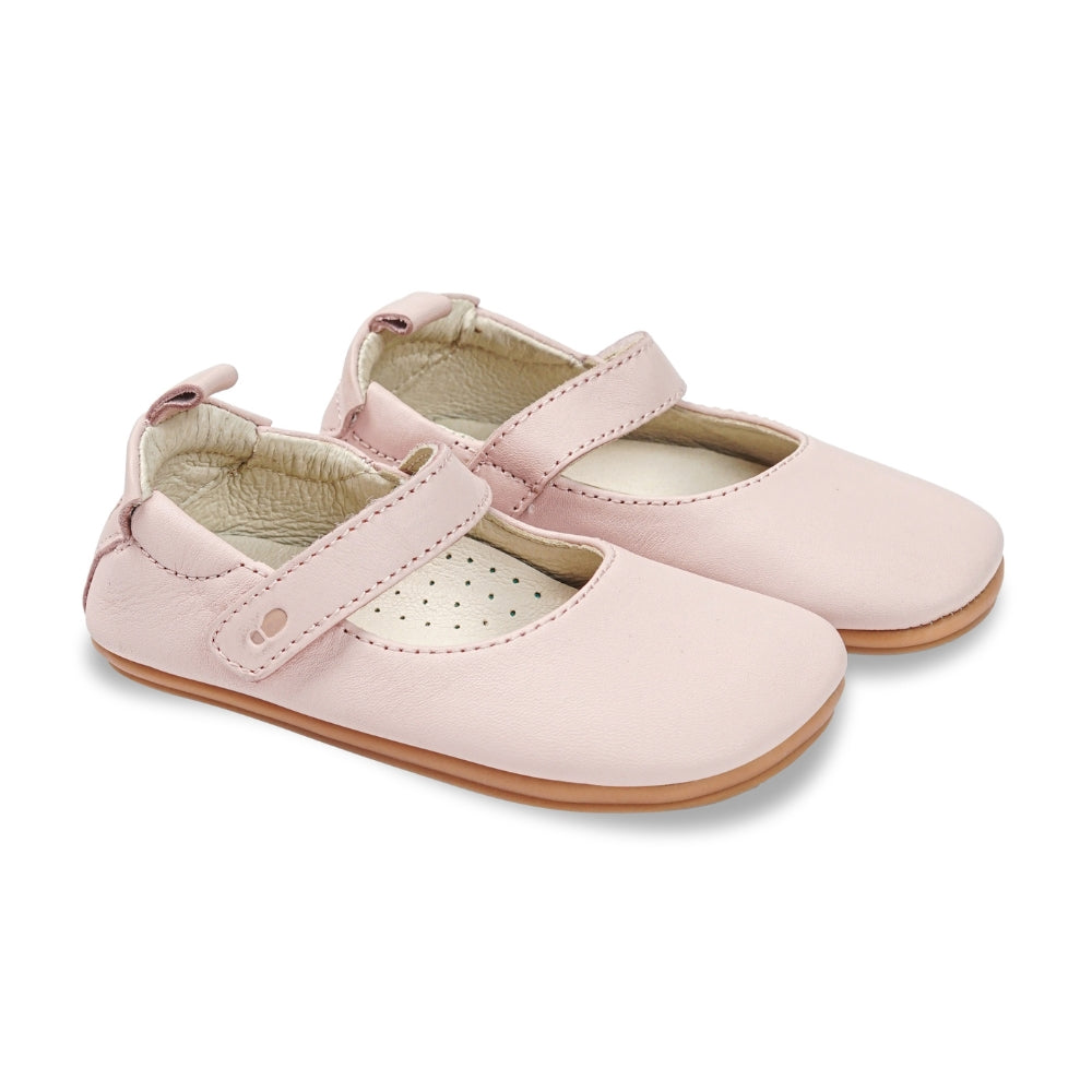 Mary Janes Olivia Barefoot Shoes - Light Pink