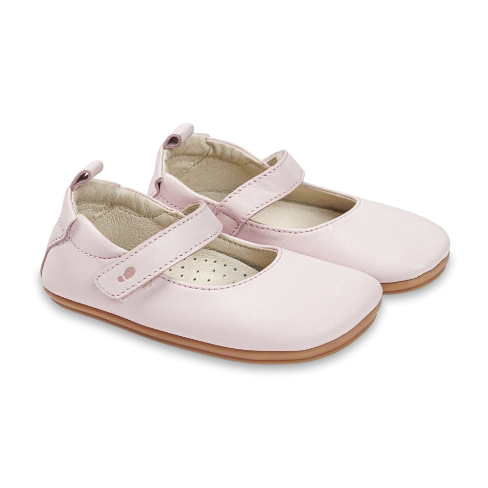 Mary Janes Olivia Barefoot Shoes - Soft Rose