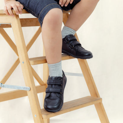 Kids Sneakers Jedd Barefoot Shoes - Onyx Black