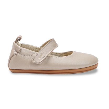 Mary Janes Olivia Barefoot Shoes - Champagne