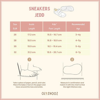 Kids Sneakers Jedd Barefoot Shoes - Honey Caramel